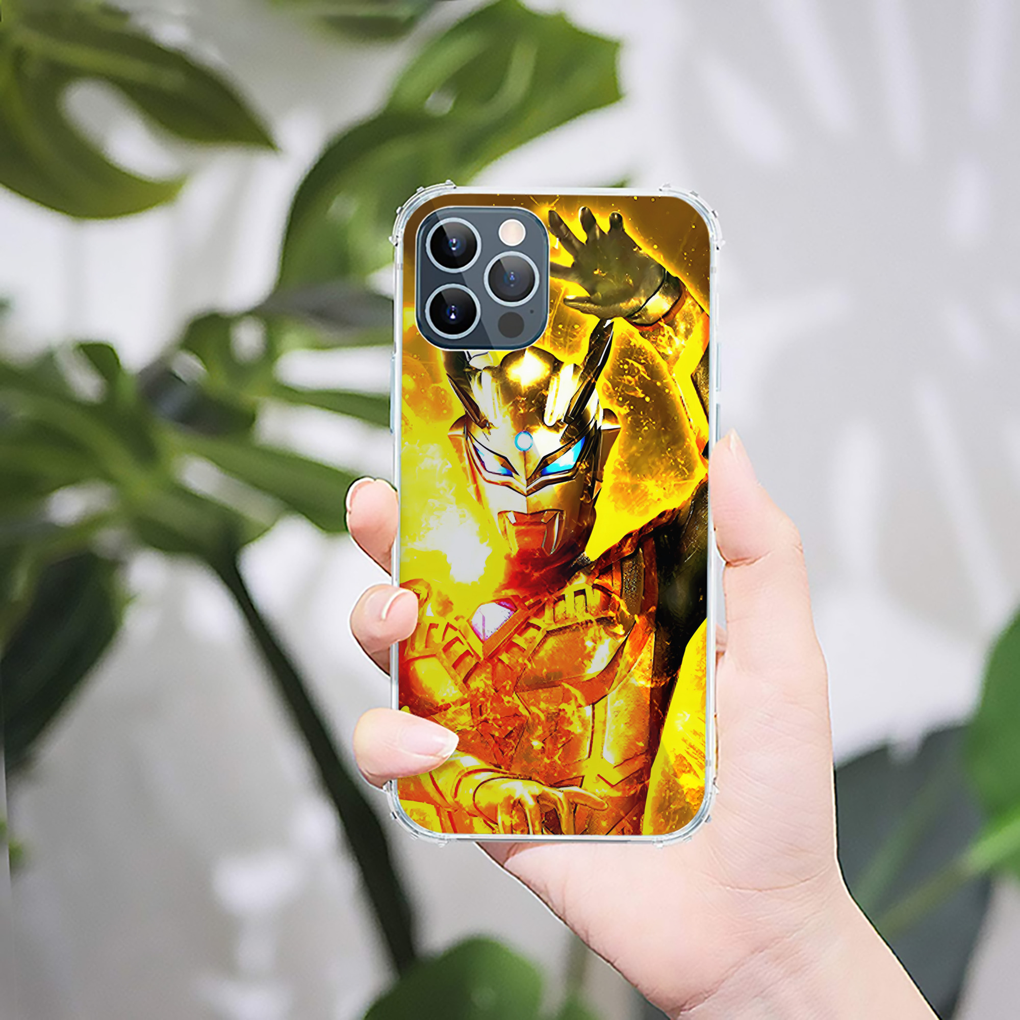 （画像用） ウルトラマン Ultraman 【iPhone 12シリーズ対応】透明スマホケース（クリアソフトケース）